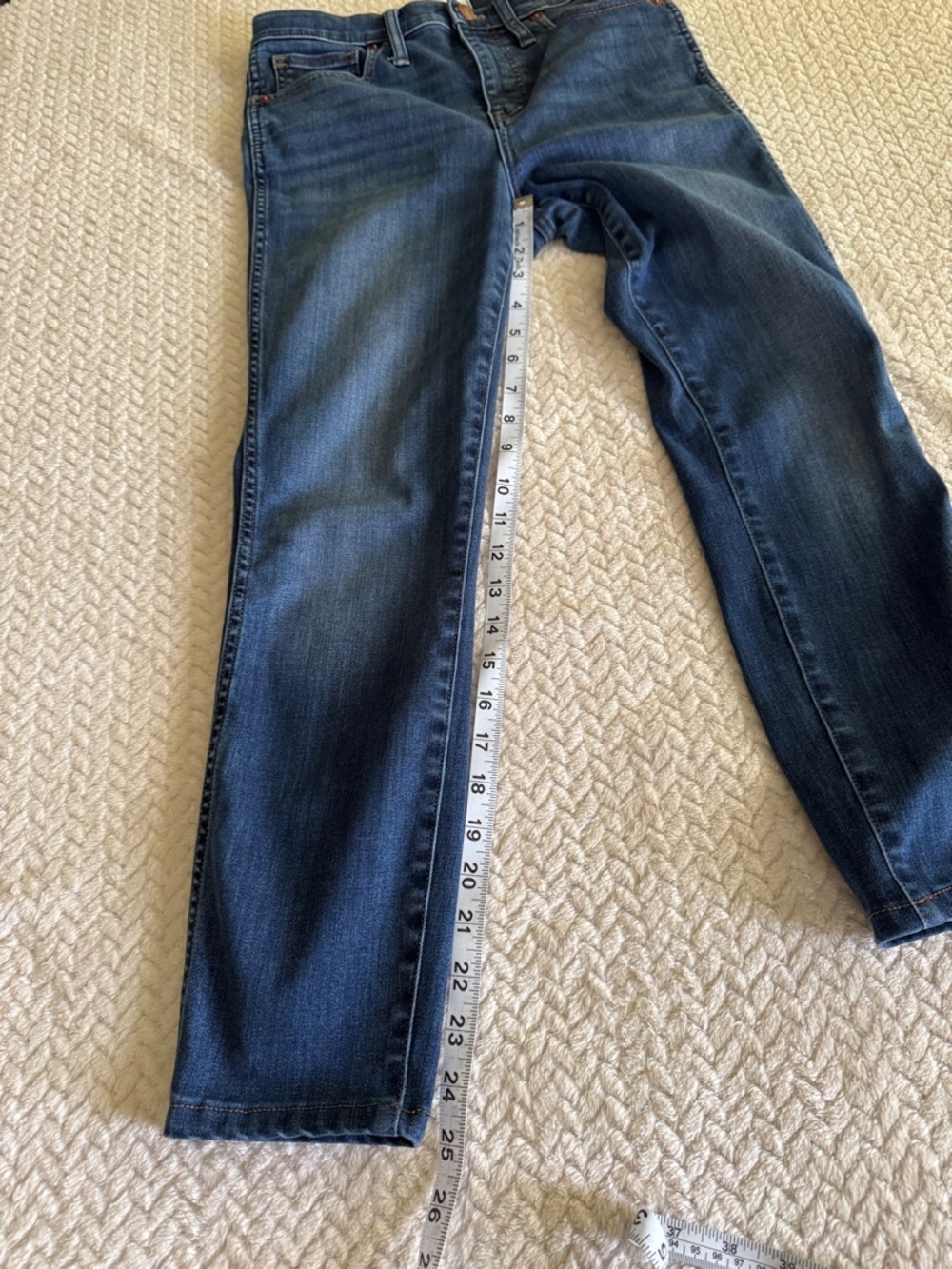 Madewell High Rise Skinny Jeans in Medium Blue Wash Size 28 - Picture 8 of 11